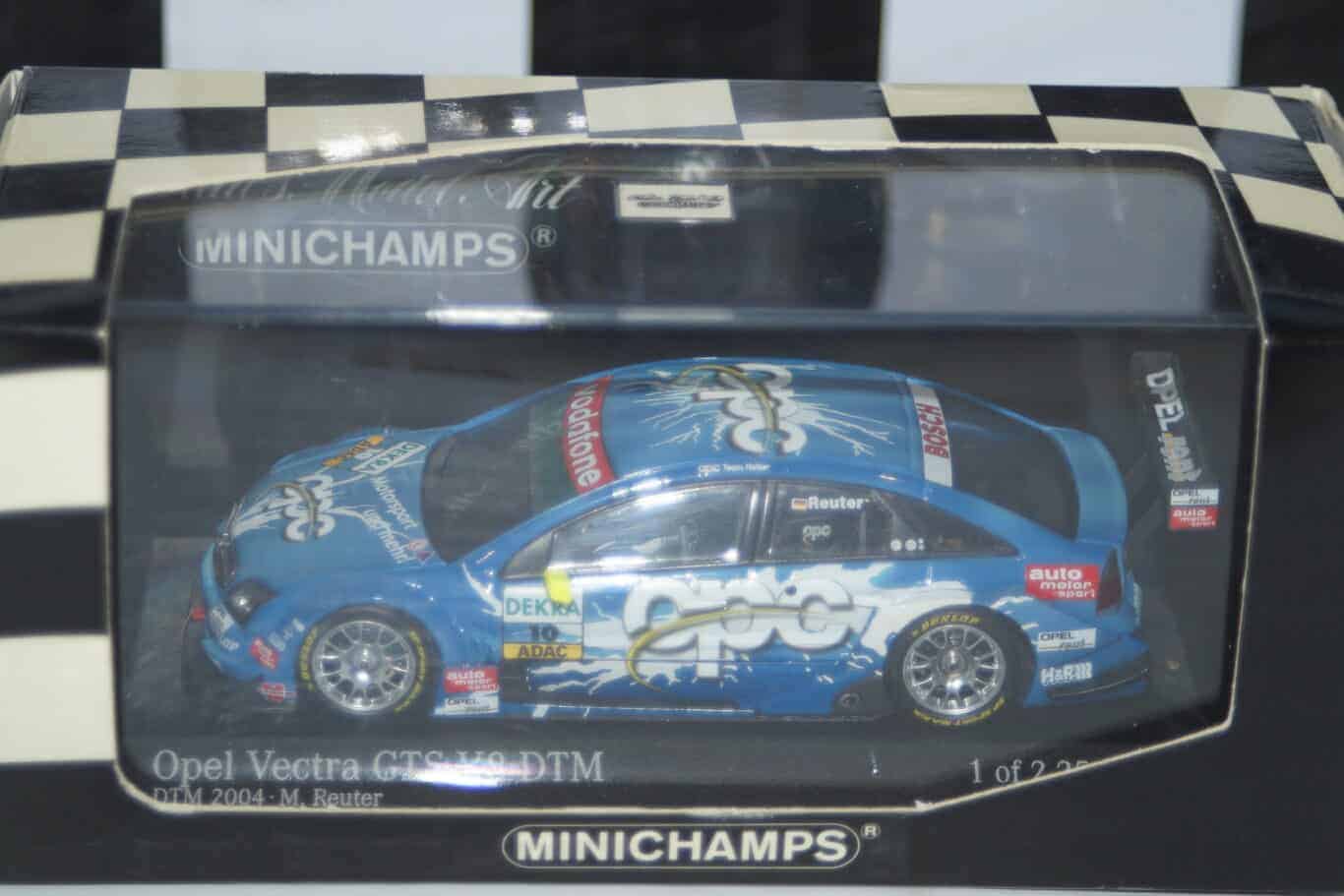 Minichamps opel vectra gts v8 dumbreck 400 044414