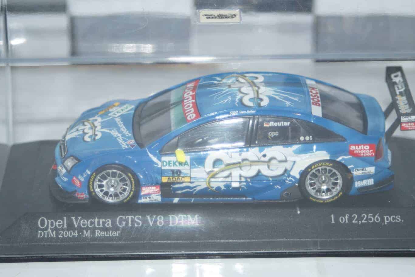 Minichamps opel vectra gts v8 dumbreck 400 044414