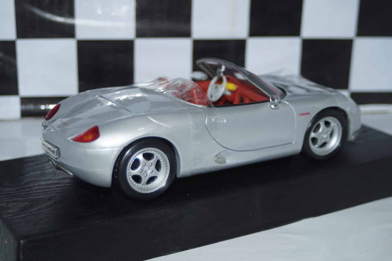 Maisto porsche boxster 1:18 diecast ref 32814 silver edition