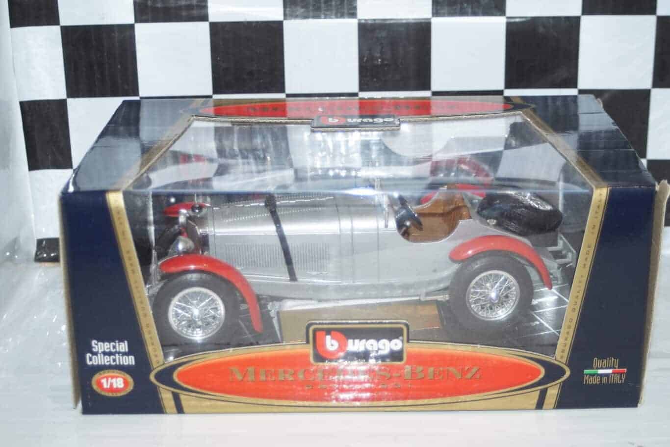 Burago mercedes benz sskl 1931 1:18 scale ref 3002