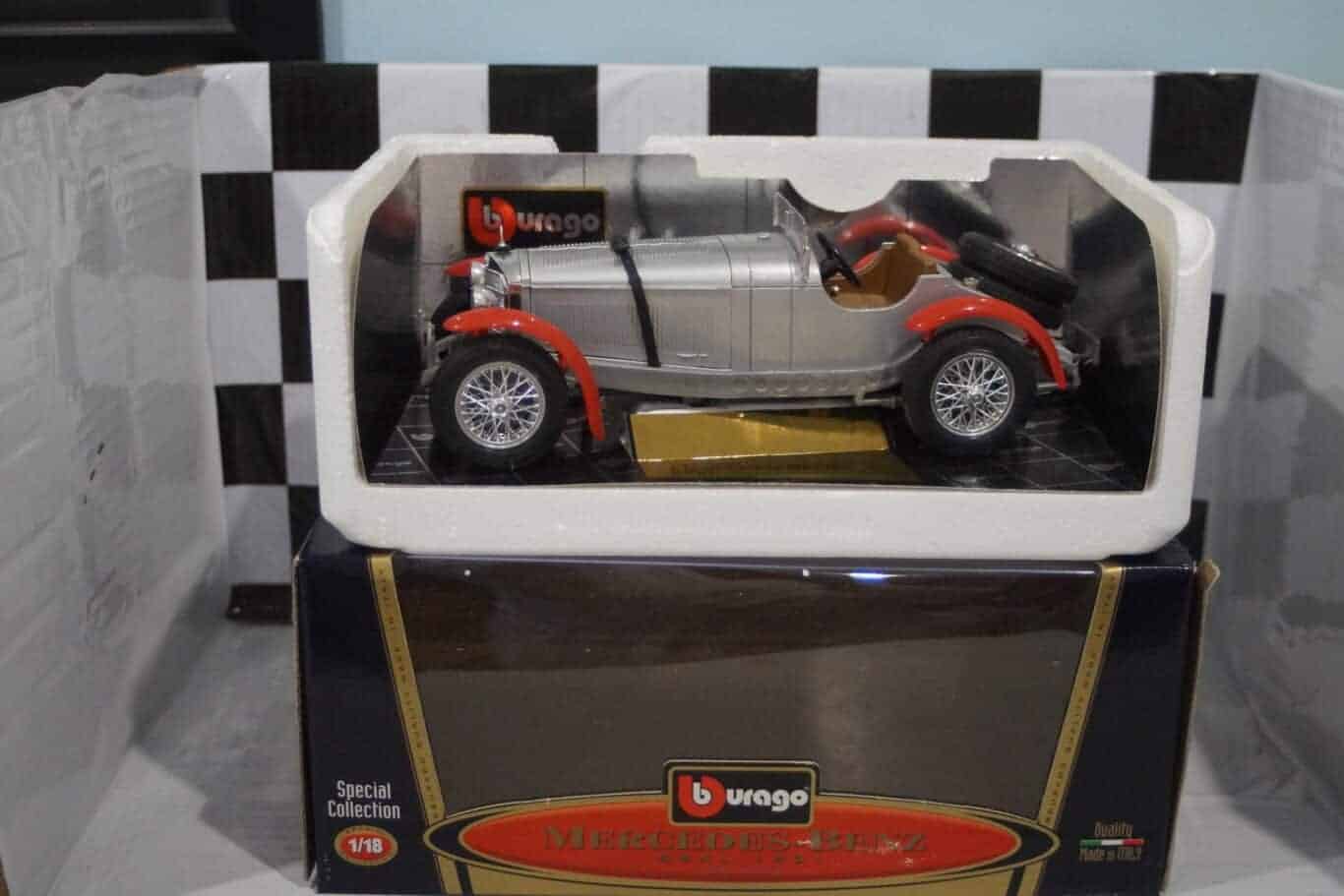 Burago mercedes benz sskl 1931 1:18 scale ref 3002