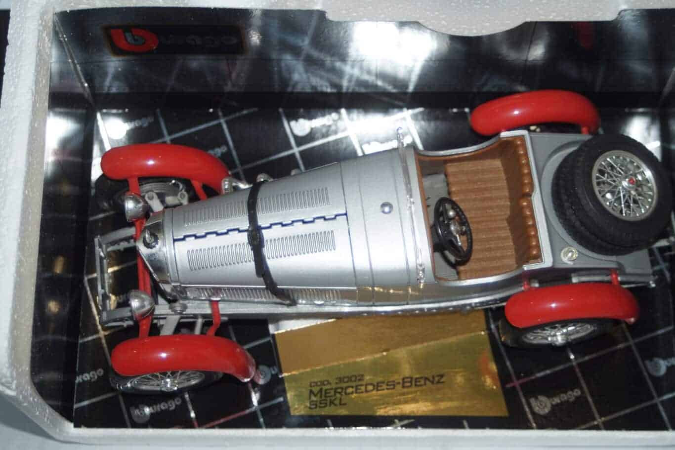 Burago mercedes benz sskl 1931 1:18 scale ref 3002