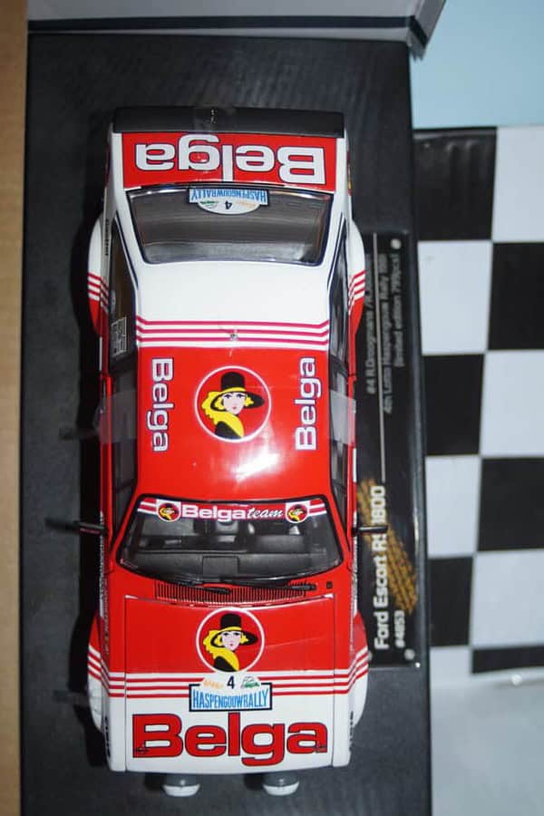 Sunstar ford escort mk2 rs1800 haspengouw rally 1981 4853 1:18 scale