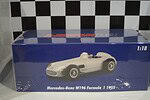 Solitair mercedes benz w196 #6 silver 11:18 diecast m-020
