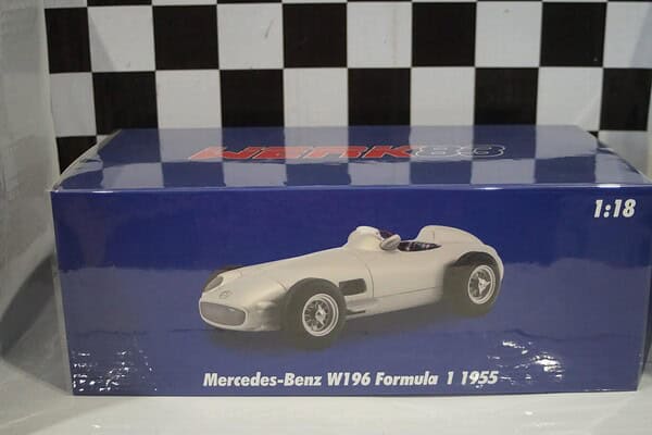 Solitair mercedes benz w196 #6 silver 11:18 diecast m-020