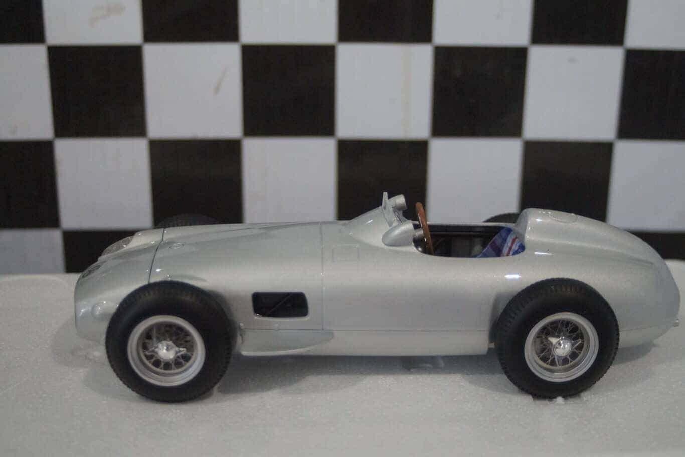 Solitair mercedes benz w196 #6 silver 11:18 diecast m-020