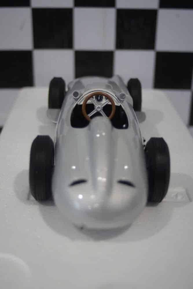 Solitair mercedes benz w196 #6 silver 11:18 diecast m-020