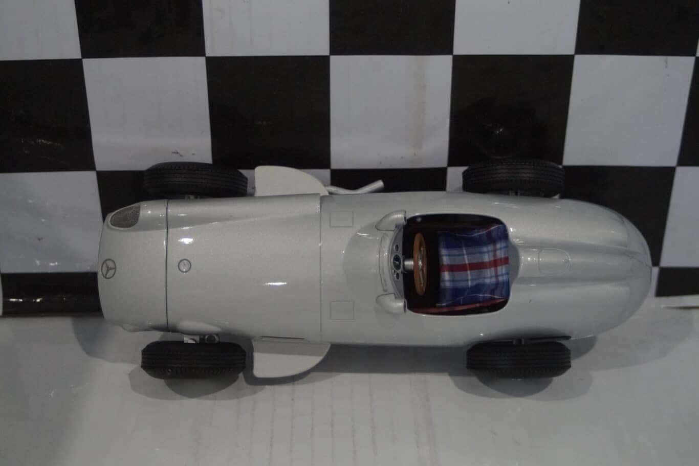 Solitair mercedes benz w196 #6 silver 11:18 diecast m-020