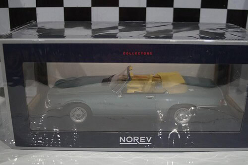  norev jaguar xjs cabriolet 1988 blue metallic 1:18 scale 182635