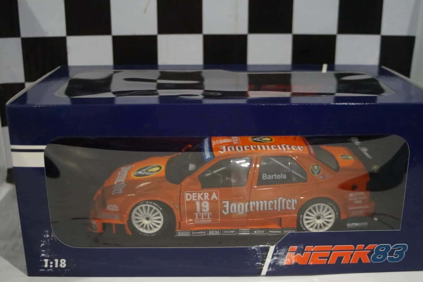 Werk83 alfa romeo 155 dtm #19 bartels jagermeister 1:18 diecast w1801002