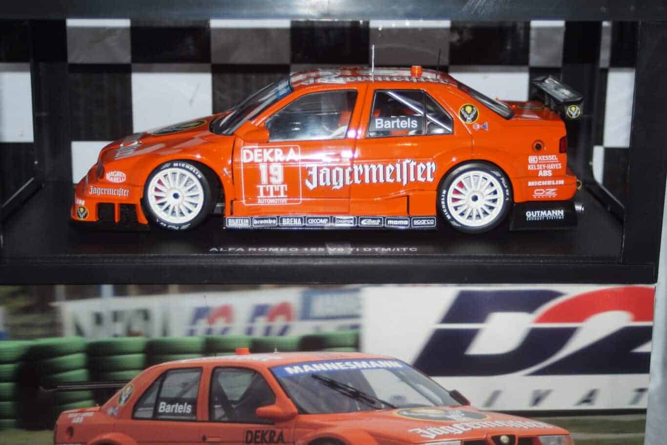 Werk83 alfa romeo 155 dtm #19 bartels jagermeister 1:18 diecast w1801002