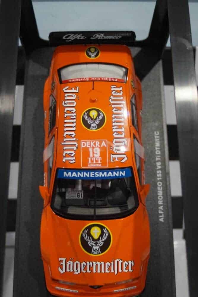 Werk83 alfa romeo 155 dtm #19 bartels jagermeister 1:18 diecast w1801002