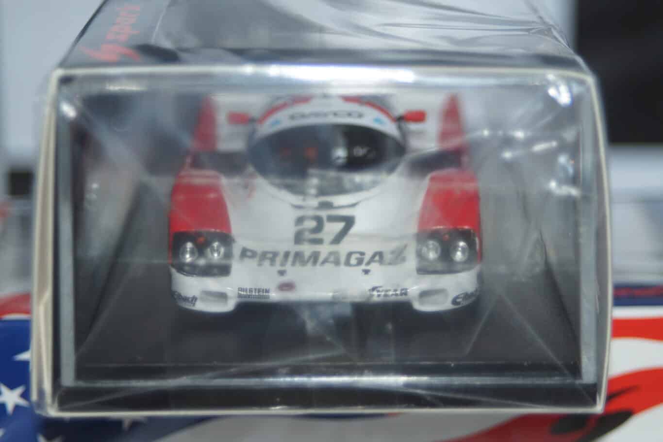 Spark porsche 962 c 9th 24h le mans 1990 p.yver 1:43 resin s9879