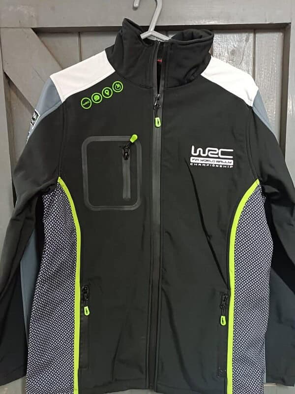 Performance clothing world rally championship black/grey jacket - medium 2015