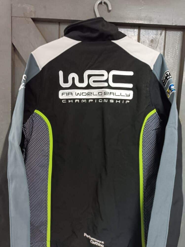 Performance clothing world rally championship black/grey jacket - medium 2015