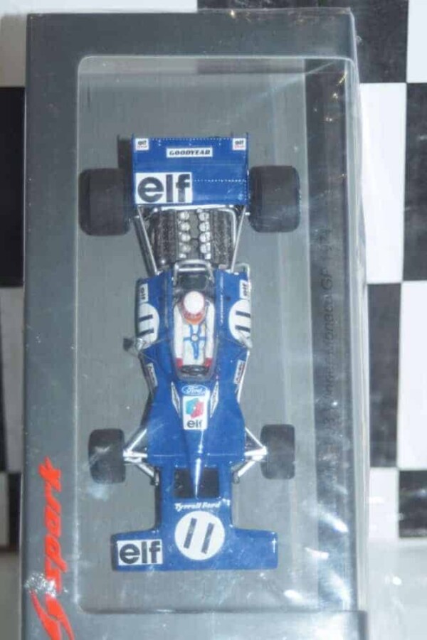 Spark tyrrell 002 winner us gp 1971 #9 f.cevert s7215 1:43 resin