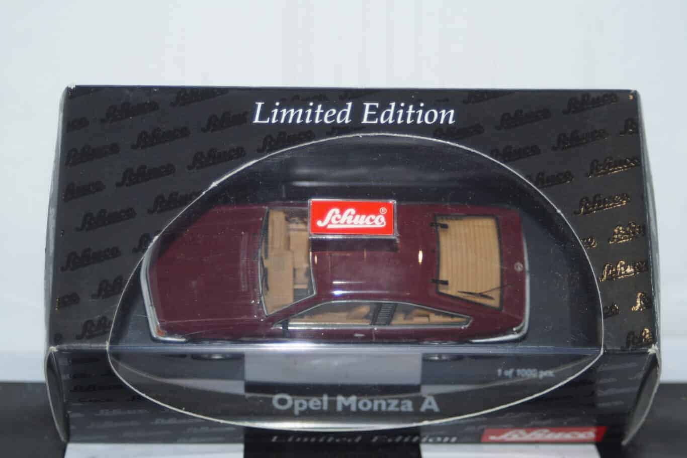 Schuco opel monza a in dark red 1:43 ref 02952