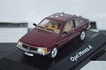 Schuco opel monza a in dark red 1:43 ref 02952