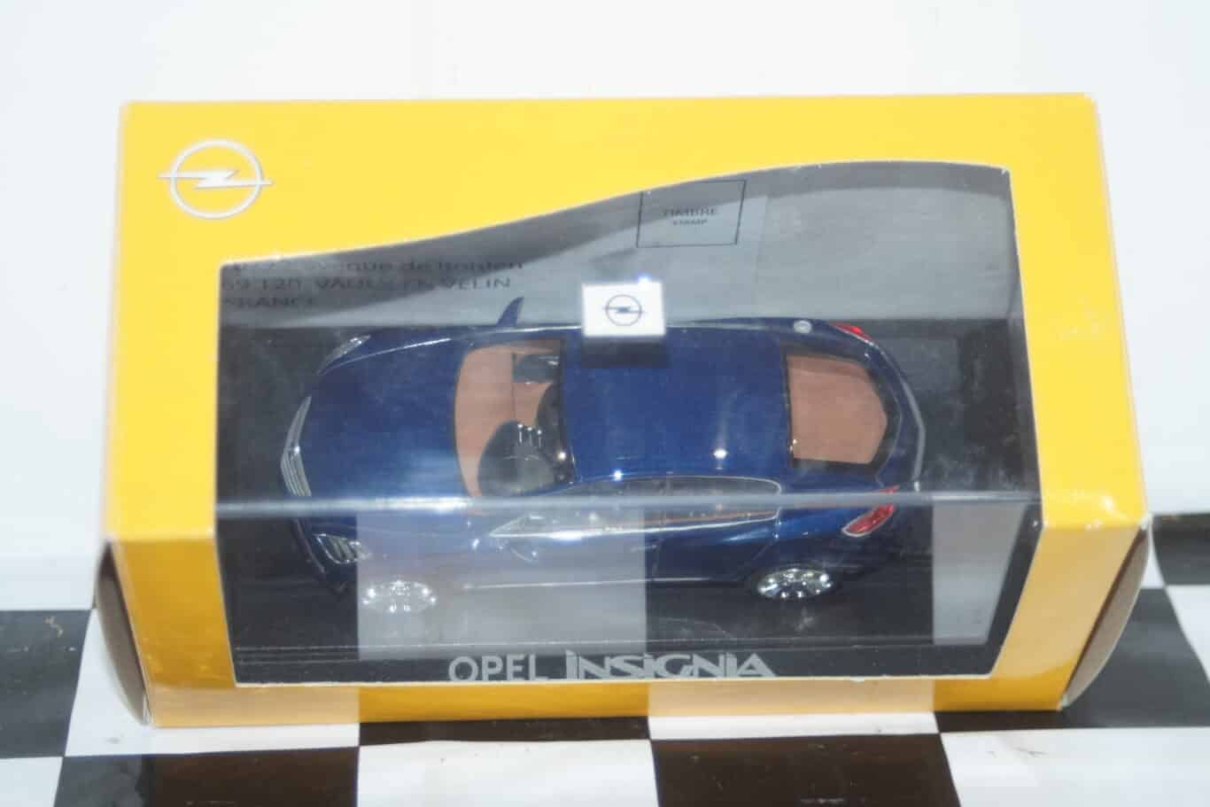 Norev opel insignia blue opel issue 1:43rd ref 9163271