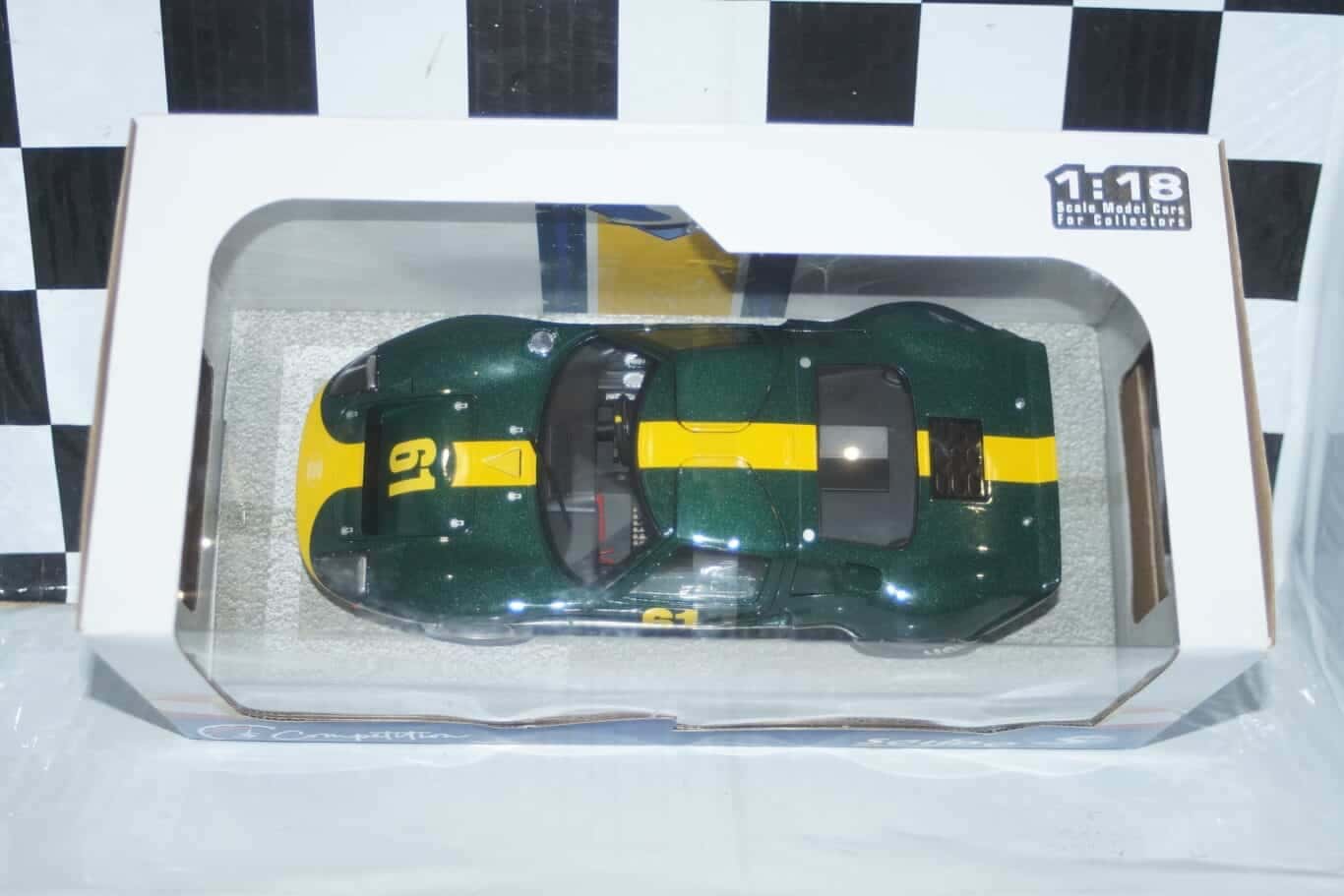 Solido ford gt 40 mk1 racing custom green 1:18 diecast s1803004