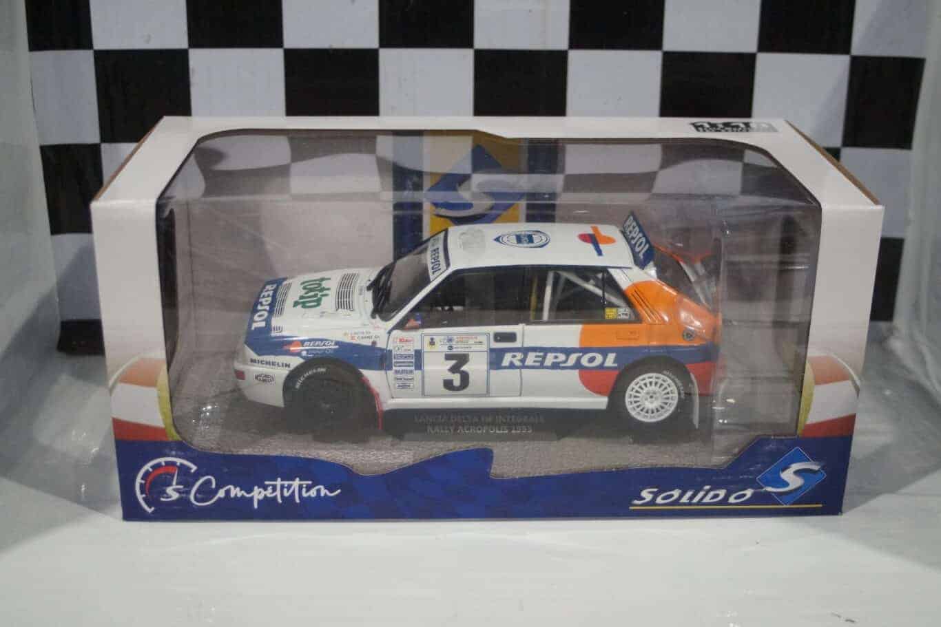 Solido lancia delta hf integrale monte carlo 93  1:18 diecast s1807806
