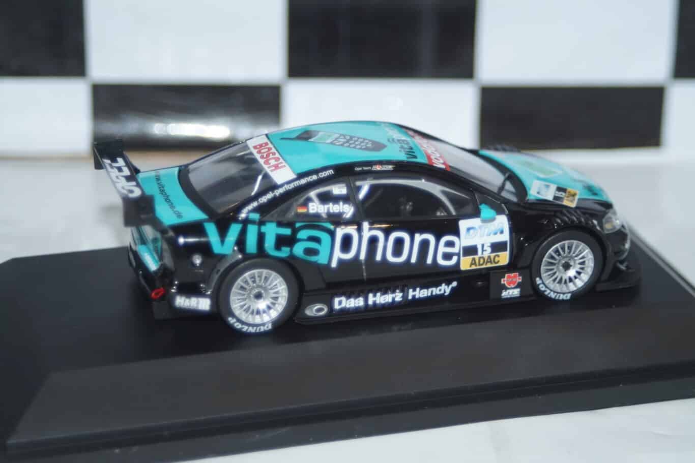 Schuco opel astra v8 coupe 2002 #15 m.bartels (signed) 1:43 ref 04804