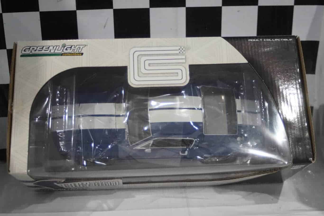Greenlight 1967 shelby gt-500 blue, ref 12953 1:18