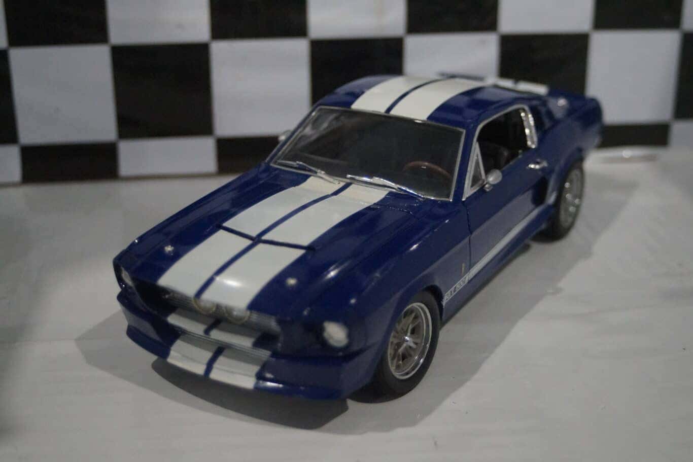 Greenlight 1967 shelby gt-500 blue, ref 12953 1:18
