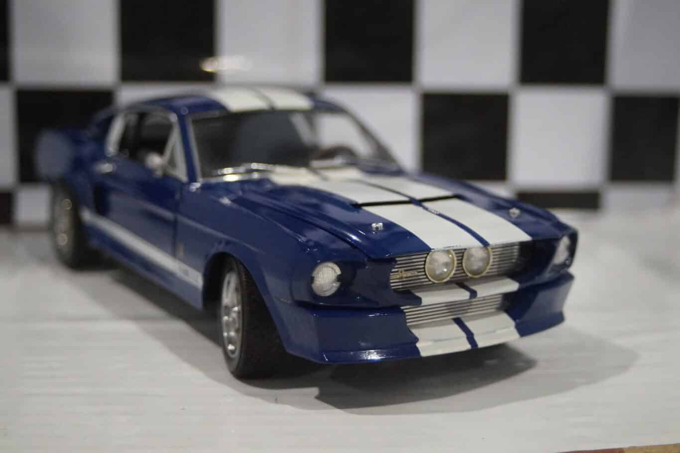 Greenlight 1967 shelby gt-500 blue, ref 12953 1:18