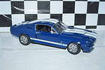Greenlight 1967 shelby gt-500 blue, ref 12953 1:18