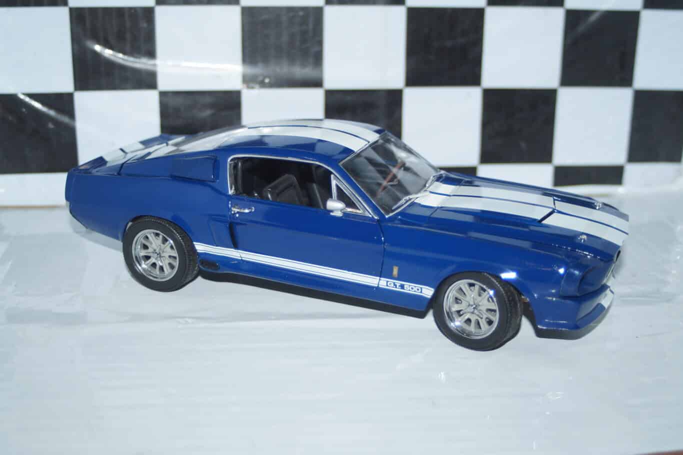 Greenlight 1967 shelby gt-500 blue, ref 12953 1:18