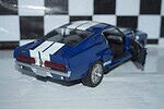Greenlight 1967 shelby gt-500 blue, ref 12953 1:18