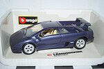 Burago lamborghini diablo 1990 metallic blue/grey 1:18 scale ref 3028