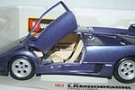 Burago lamborghini diablo 1990 metallic blue/grey 1:18 scale ref 3028