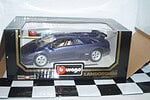 Burago lamborghini diablo 1990 metallic blue/grey 1:18 scale ref 3028