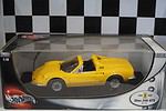 Hotwheels ferrari dino 246 gts yellow 1:18th ref 23920