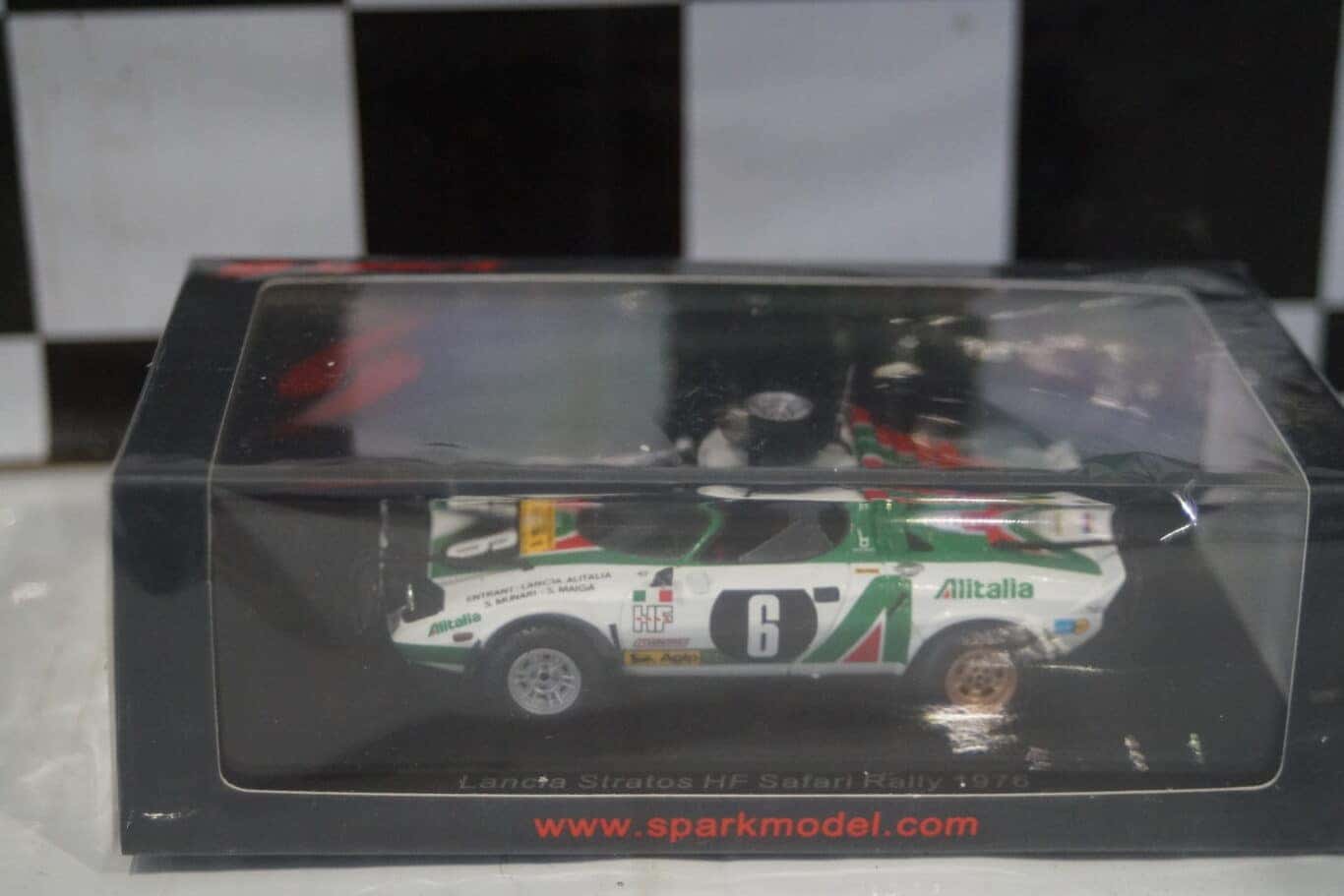 Spark lancia stratos hf safari rally 1976 1:43 resin s9086