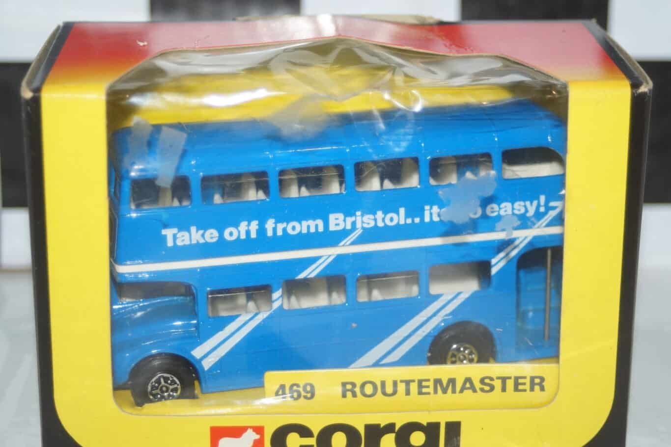 Corgi london routemaster bus "take off from bristol" livery 1:36th 469