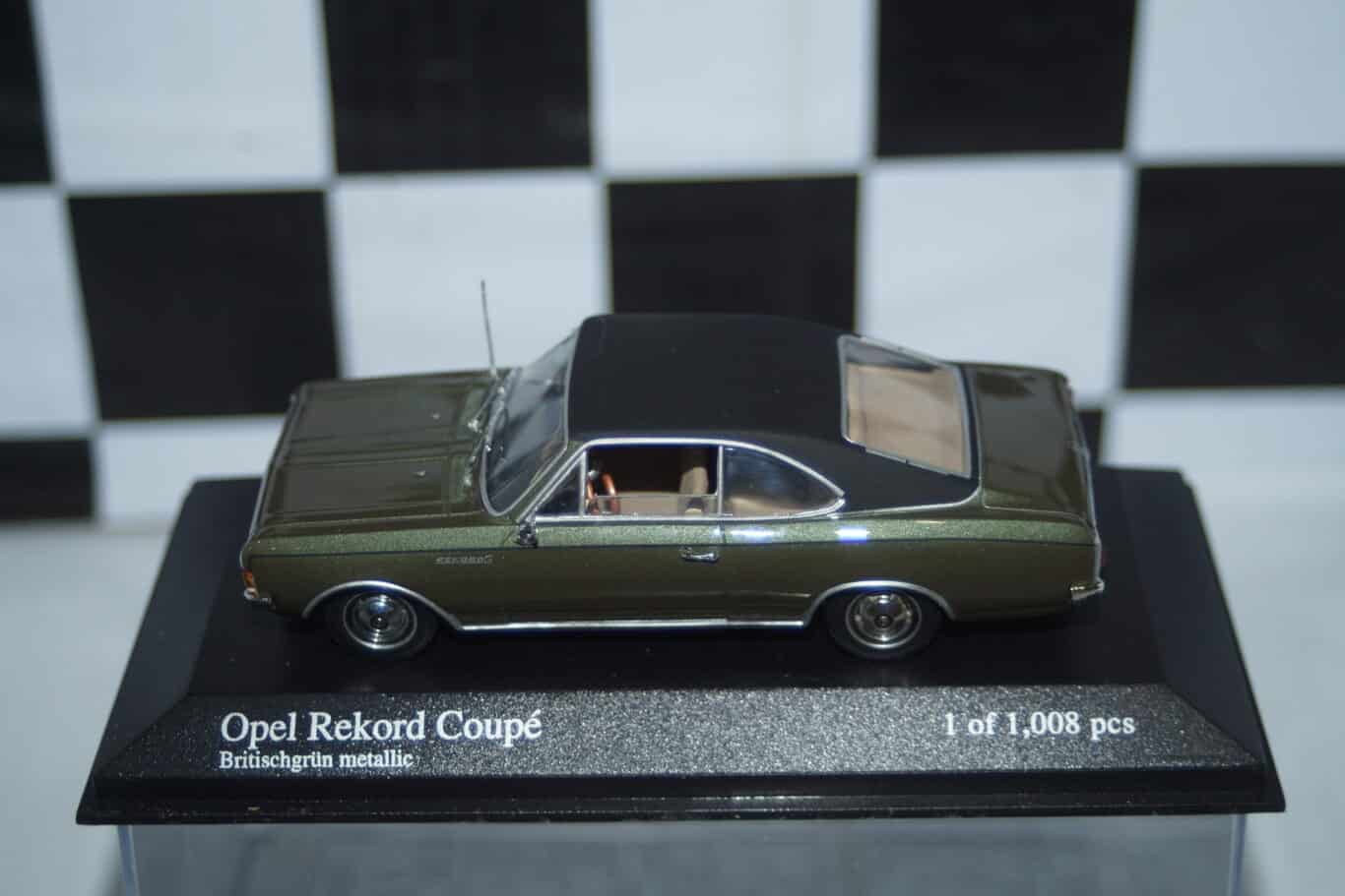 Minichamps opel / vauxhall rekord c coupe 1966 430 046127