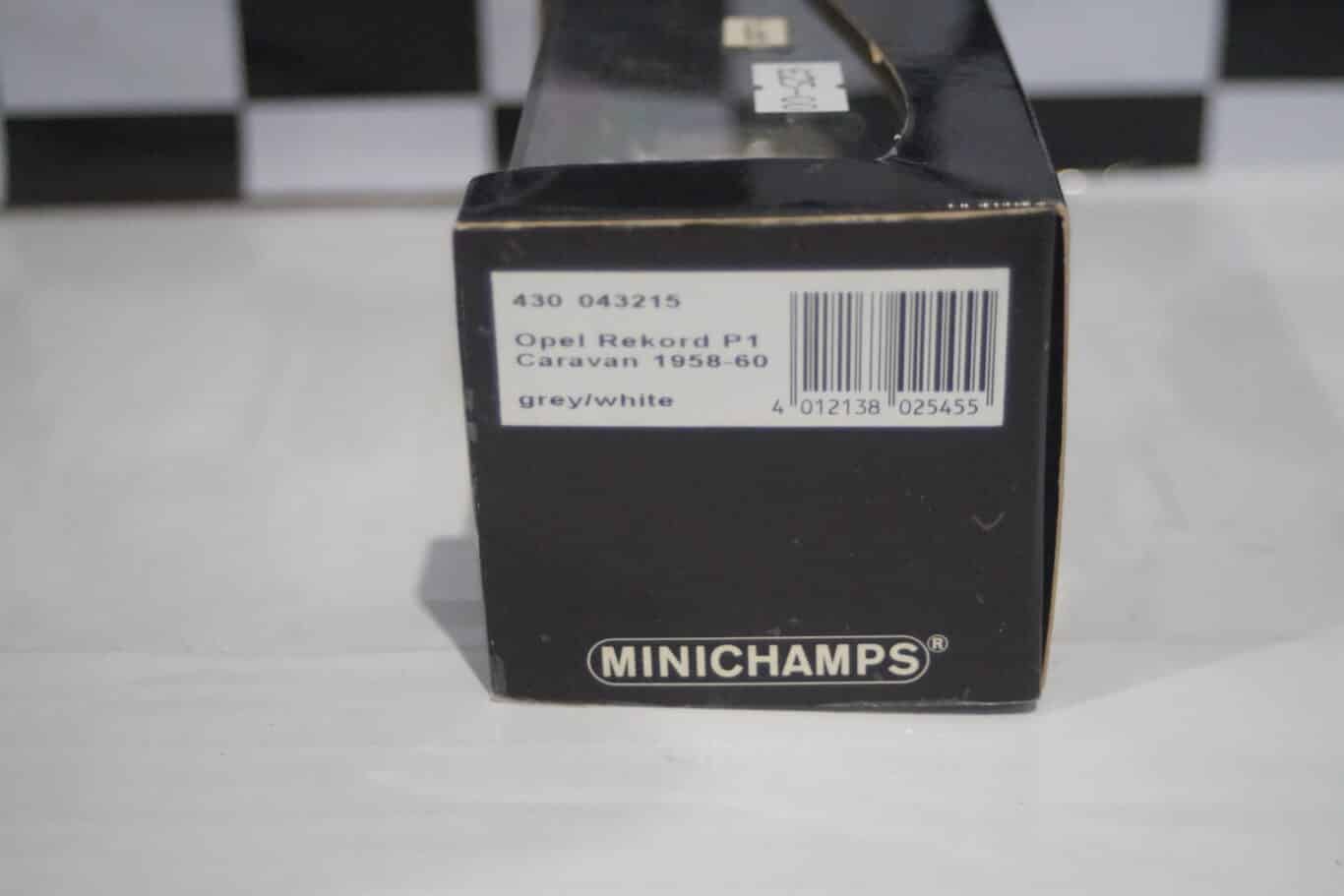 Minichamps opel / vauxhall rekord p1 caravan 1958-60 430 043215