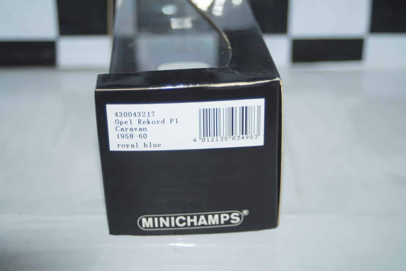 Minichamps opel / vauxhall rekord p1 caravan 1958-60 430 043217