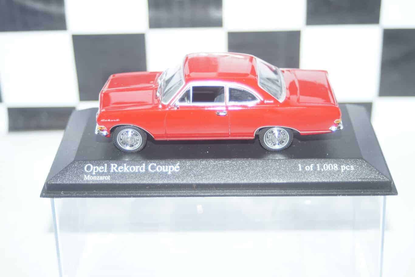 Minichamps opel / vauxhall rekord a red 1962 430 041022