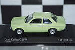 Minichamps opel kadett c gt/e 73-74 in black and yellow 430 045622
