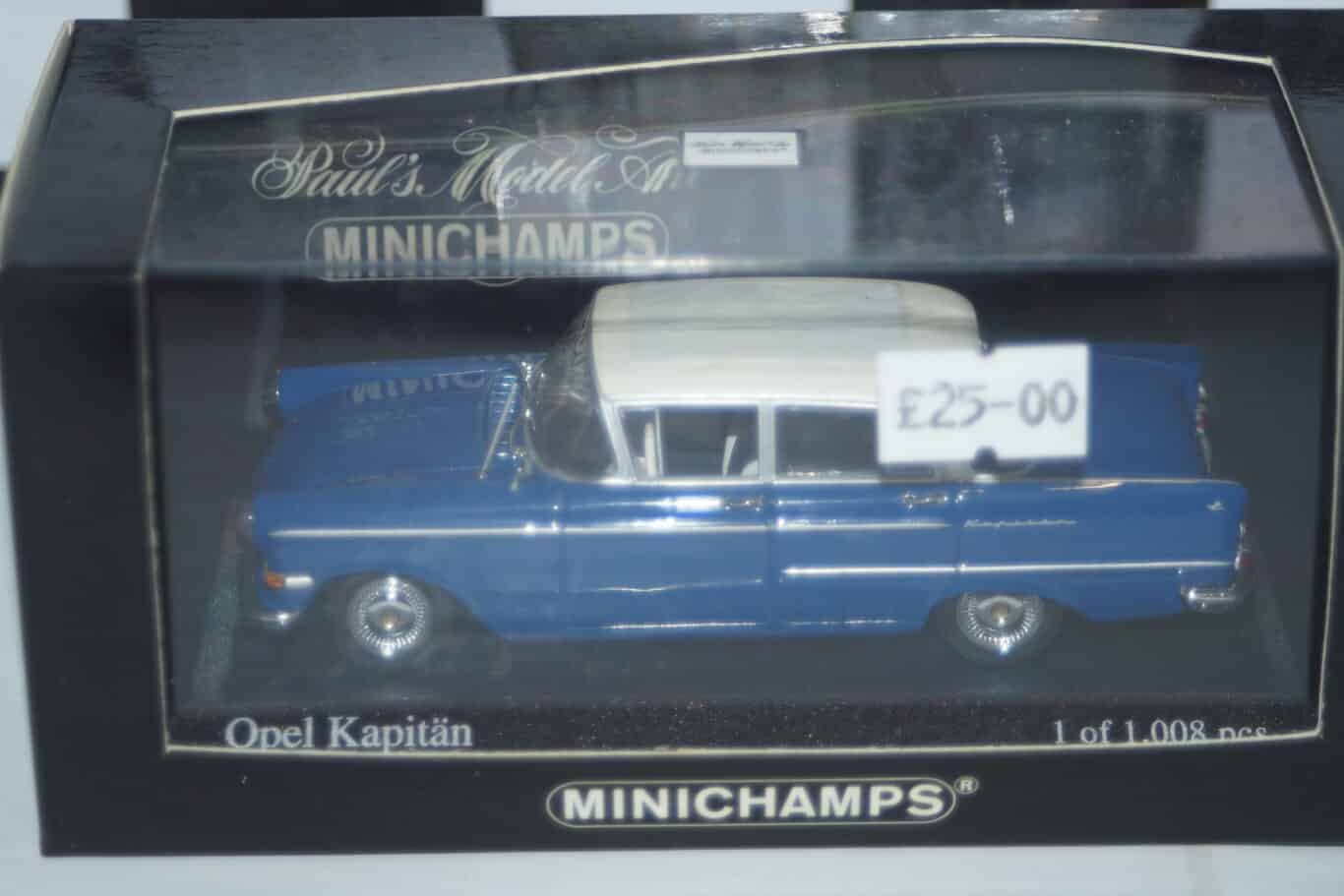 Minichamps opel kapitan 1959-1963 in black 1:43 430 040000