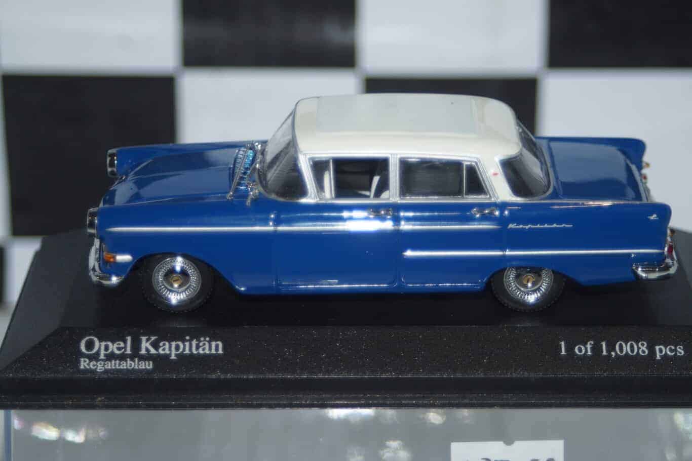 Minichamps opel kapitan 1959-1963 in black 1:43 430 040000
