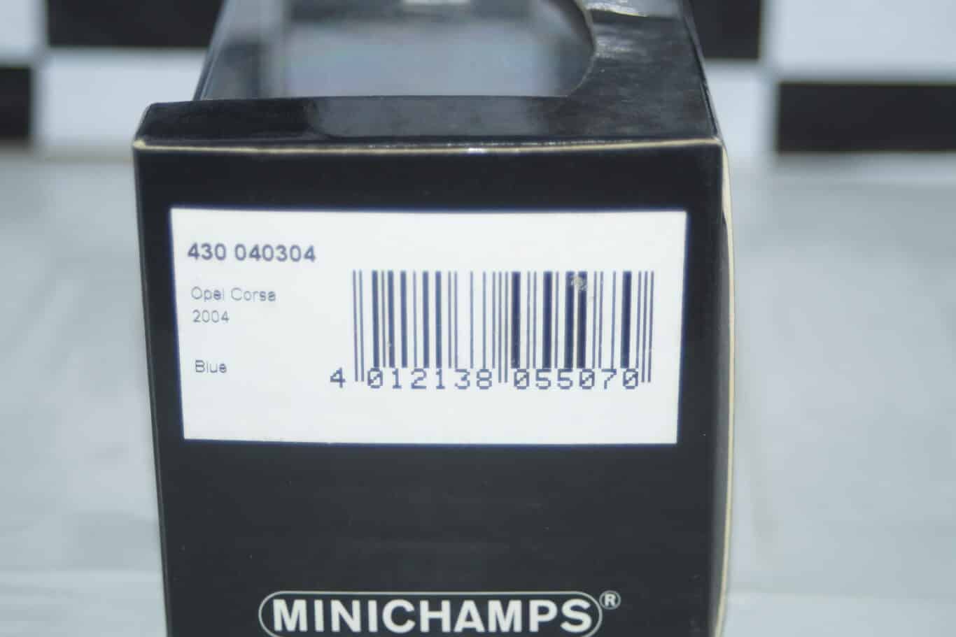 Minichamps opel coupe 2000 green 430 049122