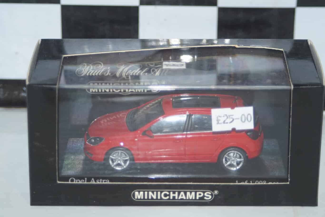 Minichamps opel astra gtc silver 1#91631731799105 in 1/43rd