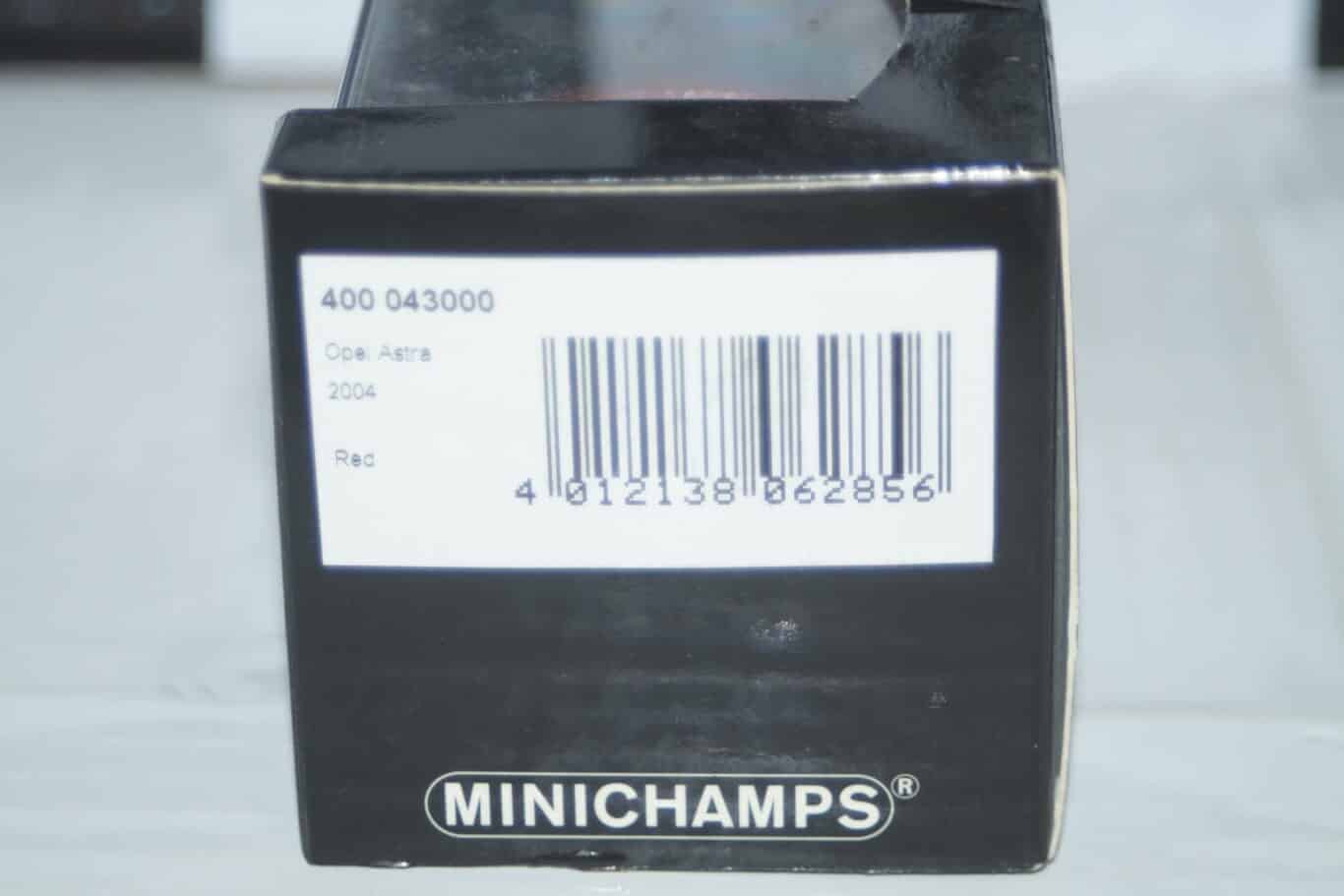 Minichamps opel astra gtc silver 1#91631731799105 in 1/43rd