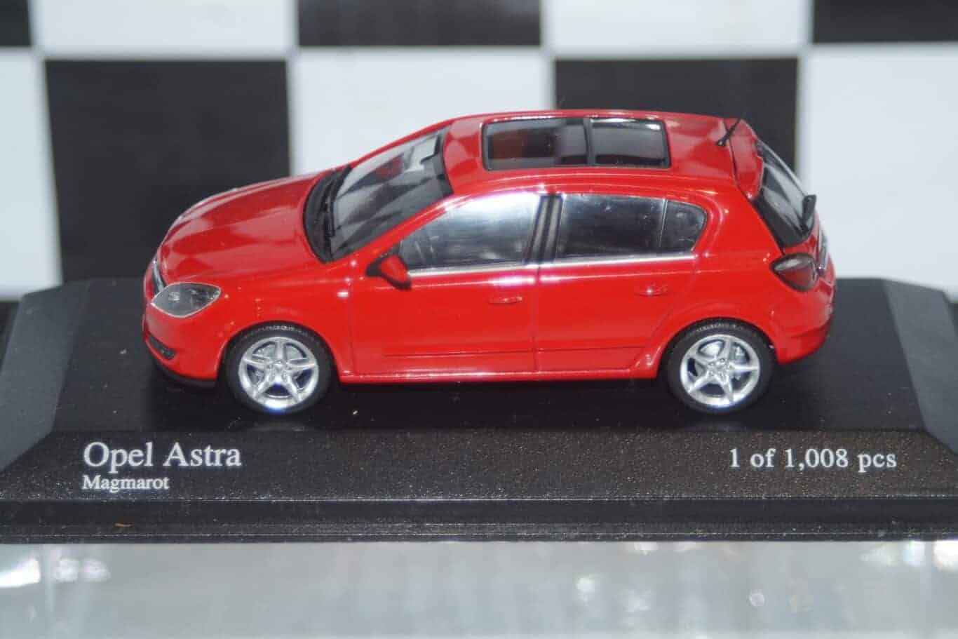 Minichamps opel astra gtc silver 1#91631731799105 in 1/43rd