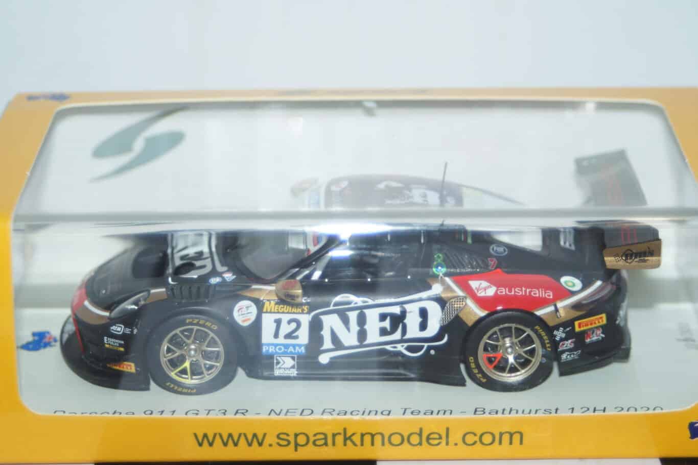 Spark porsche 911 gt3 r bathurst 12h 2020 1:43 resin as054 ltd 300